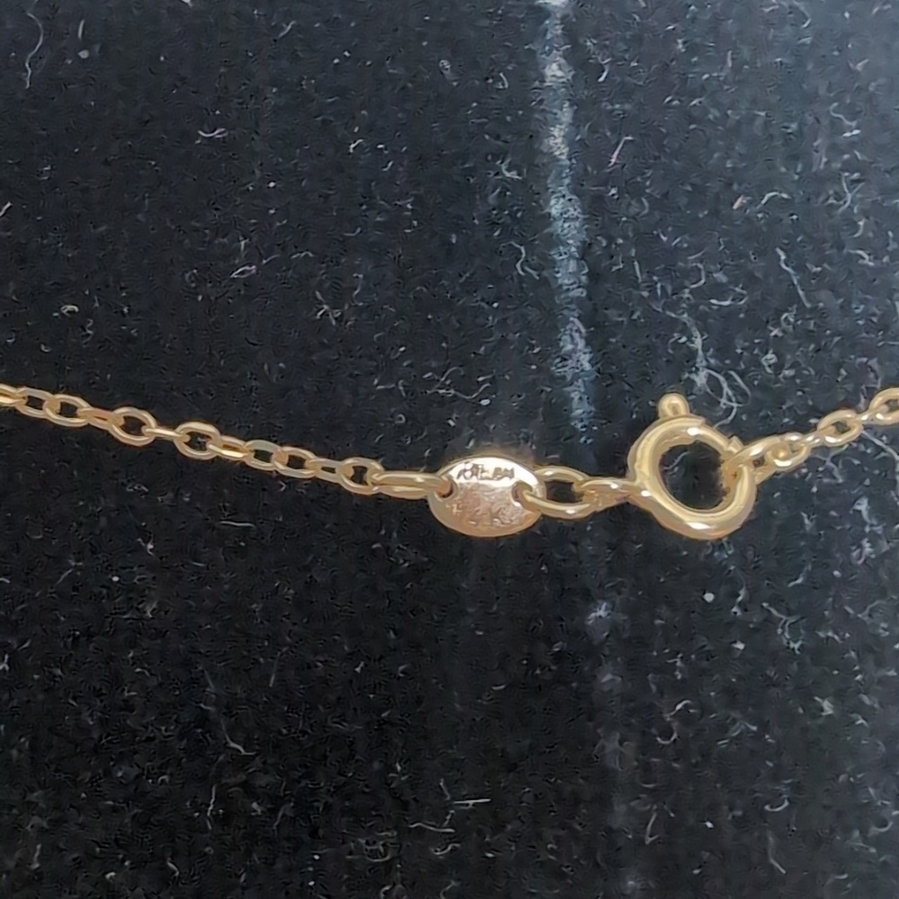14kt Gold with Mixed Pearls Necklace - Picture 4 of 5